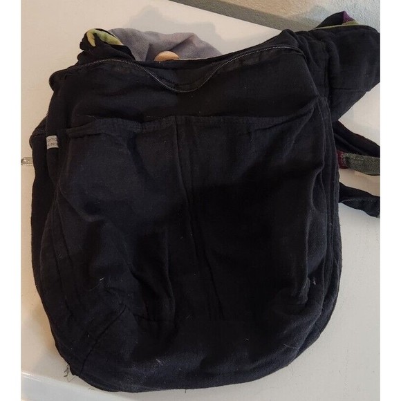 Tribe Azure Peace Sign Hobo Medium Shoulder Hobo Bag - Picture 5 of 5